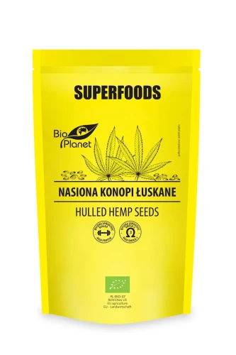 Nasiona konopi superfoods BIO 200 g BioPlanet