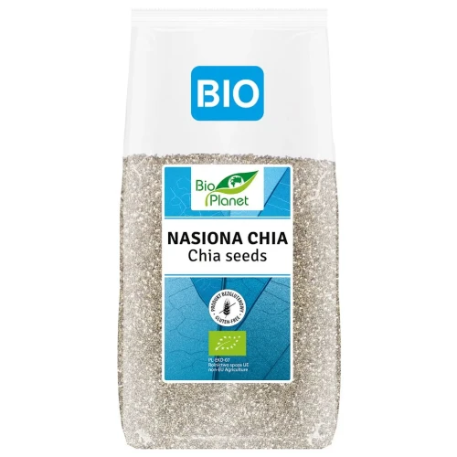 Nasiona Chia - szałwia hiszpańska bezglutenowa BIO 400 g BioPlanet