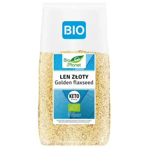 Len złoty - siemię lniane złote BIO 400g BioPlanet