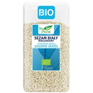 Sezam biały NIEŁUSKANY ziarno BIO 400g Bio Planet
