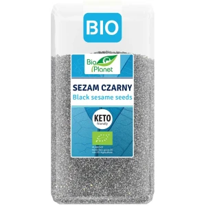 Sezam czarny ziarno NIEŁUSKANY BIO  400g Bio Planet