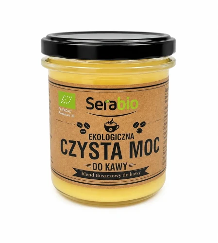 Ekologiczna Czysta Moc DO KAWY - blend tłuszczowy BIO 250g mała Serabio