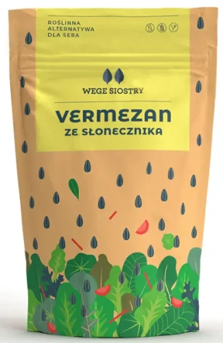 VERMEZAN Ser twardy tarty bezglutenowy ze słonecznika 90g Wege Siostry