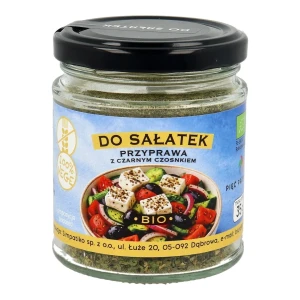 Przyprawa do Sałatek z czarnym czosnkiem bezglutenowa BIO 35g Pięć Przemian