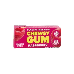 Chews Raspberry- naturalna guma do żucia 15g malinowa