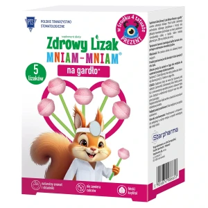 Zdrowy lizak na gardło bez cukru 5-pack 30g