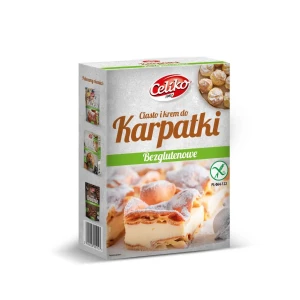 Mieszanka bezglutenowa na ciasto i krem do Karpatki 300g Celiko