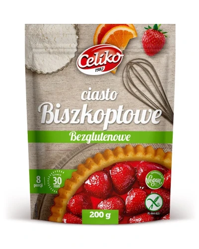 Mieszanka bezglutenowa na ciasto biszkoptowe 200g Celiko