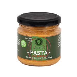 Pasta jalapeno z oliwą z oliwek  extra virgin 185 g IORGOS