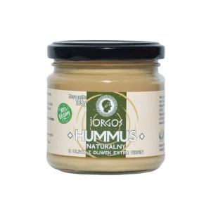 Hummus naturalny z oliwą z oliwek extra virgin 185g Iorgos