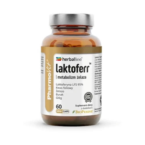 Lactoferr - metabolizm żelaza bezglutenowy Clean Label 60kaps Pharmovit