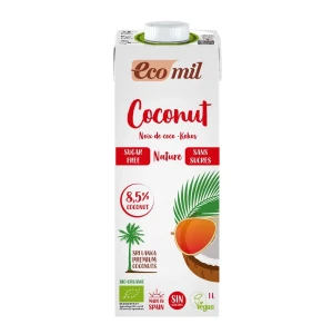 Napój  kokosowy 8,5% bez cukru bezglutenowy BIO 1l ECOMIL