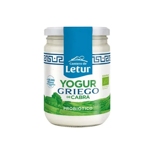 Jogurt Kozi ekologiczny typu greckiego BIO 420g słoik duży Cantero Letur