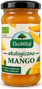 Dżemik Mango ekologiczne bez dodatku cukru BIO 250g Eko-Wital