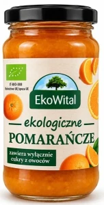 Dżemik Pomarańcze ekologiczna bez dodatku cukru BIO 250g