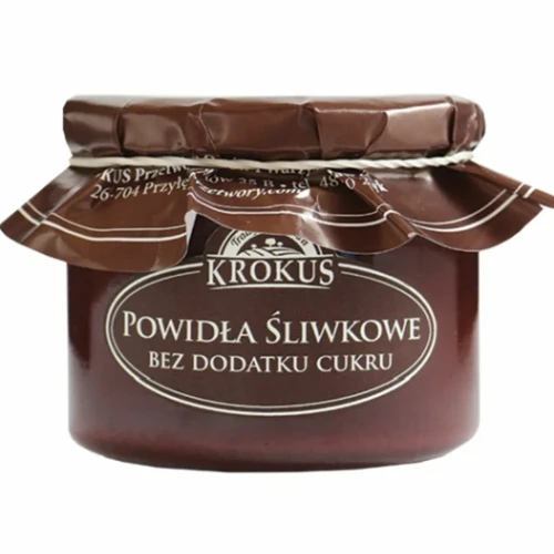 Powidła śliwkowe bez dodatku cukru 310 g KROKUS