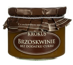 Powidła brzoskwiniowe bez dodatku cukru 310 g  KROKUS