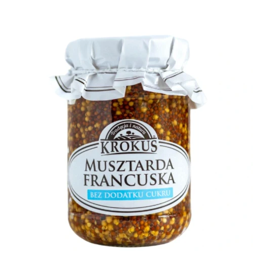 Musztarda Francuska bez cukru 185g Krokus