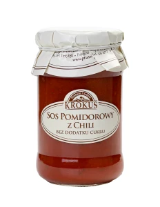 Sos pomidorowy z chilli bez cukru 340g  KROKUS