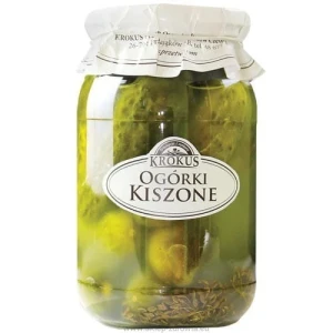 Ogórki kiszone tradycyjne 810g/450g  KROKUS