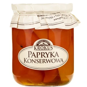 Papryka konserwowa bezglutenowa 480g  KROKUS