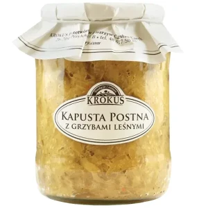 Kapusta postna ze świeżymi grzybami leśnymi 670 g KROKUS