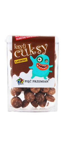 Cuksy karobowe z ksylitolem bezcukrowe 13g