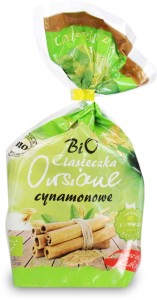 Ciasteczka owsiane cynamonowe bez cukru BIO 150g