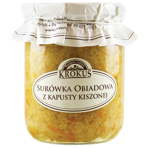 Surówka obiadowa z kapusty kiszonej KROKUS 500g