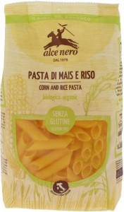 Makaron kukurydziano-ryżowy penne bezglutenowy BIO 250 g  Alce Nero
