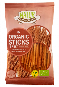 Paluszki orkiszowe pełnoziarniste BIO 45g