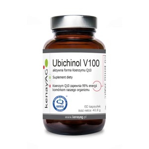 Ubichinol-koenzym Q10 100mg aktywna forma 60kapsułek KenayAG