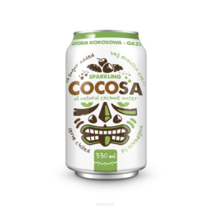 Woda kokosowa 100% COCOSA gazowana 330ml