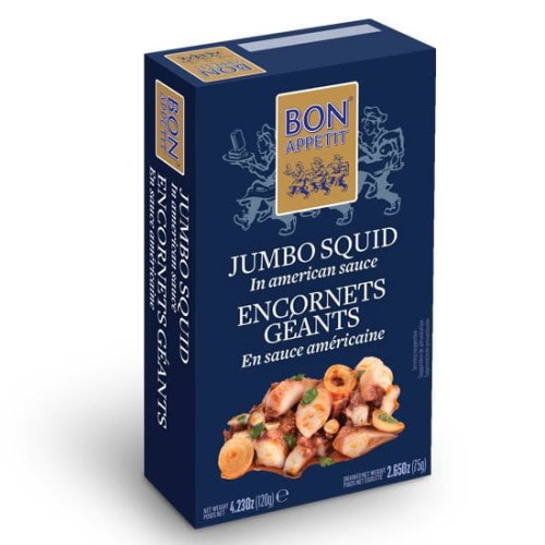 Kałamarnice marynowane w sosie Bon Appetit 120g/75g