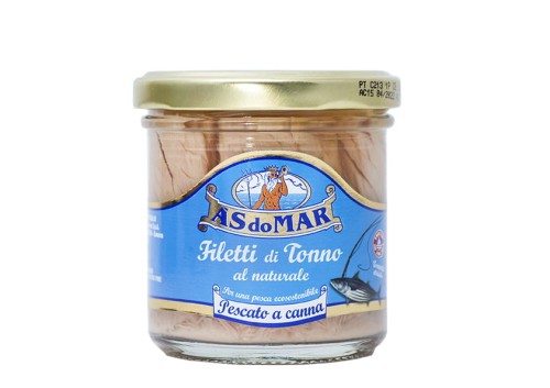 Tuńczyk filet w zalewie 150g/105g AS DO MAR 