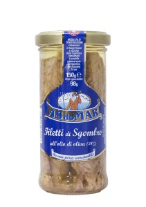 Makrela filet w oliwie z oliwek 150g/98g AS DO MAR 