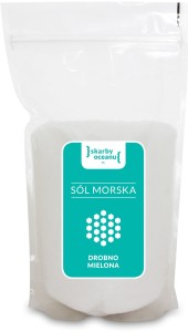Sól morska drobno mielona Crystalline Planet 1kg