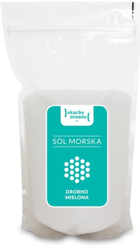 Sól morska drobno mielona Crystalline Planet 1kg