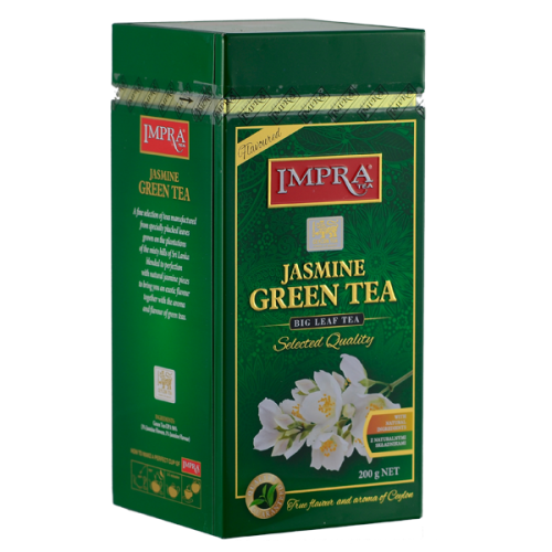 Herbata zielona jaśminowa puszka 200g IMPRA