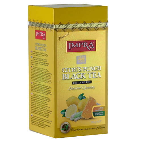 Herbata czarna Citrus & punch 200g puszka IMPRA
