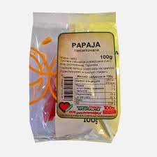  Papaja suszona bez cukru niesiarkowana 100g