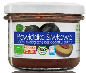 Powidła śliwkowe bez dodatku cukru BIO 180 g BioFood