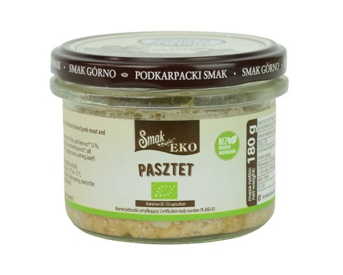 Pasztet wieprzowy Smak EKO 180g - BIO
