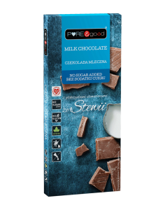 Czekolada mleczna ze stewią bez dodatku cukru Pure&good 100g