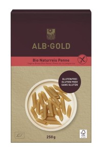 Makaron ryżowy razowy penne bezglutenowy BIO 250 g