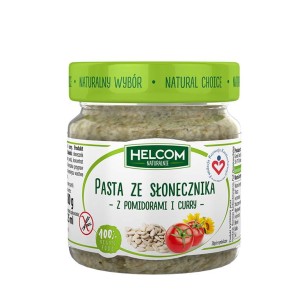  Pasta ze Słonecznika z pomidorami i curry bezglutenowa 180g