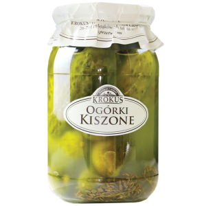 Ogórki kiszone tradycyjne 810g/450g  KROKUS