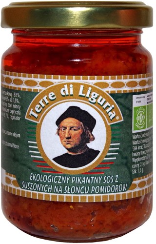Sos z suszonych pomidorów pikantny BIO 135 g Terre di Liguria