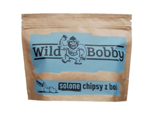 Chipsy z bobu solone  Wild Bobby 100g