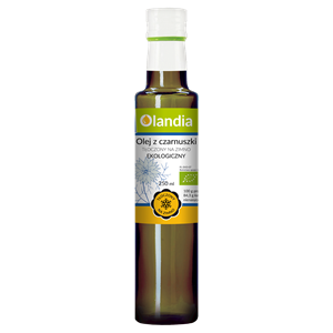 Olej z czarnuszki tłoczony na zimno BIO 250 ml Olandia
